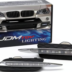 BMW Xenon White LED DRL Bulbs iJDMTOY Auto-0